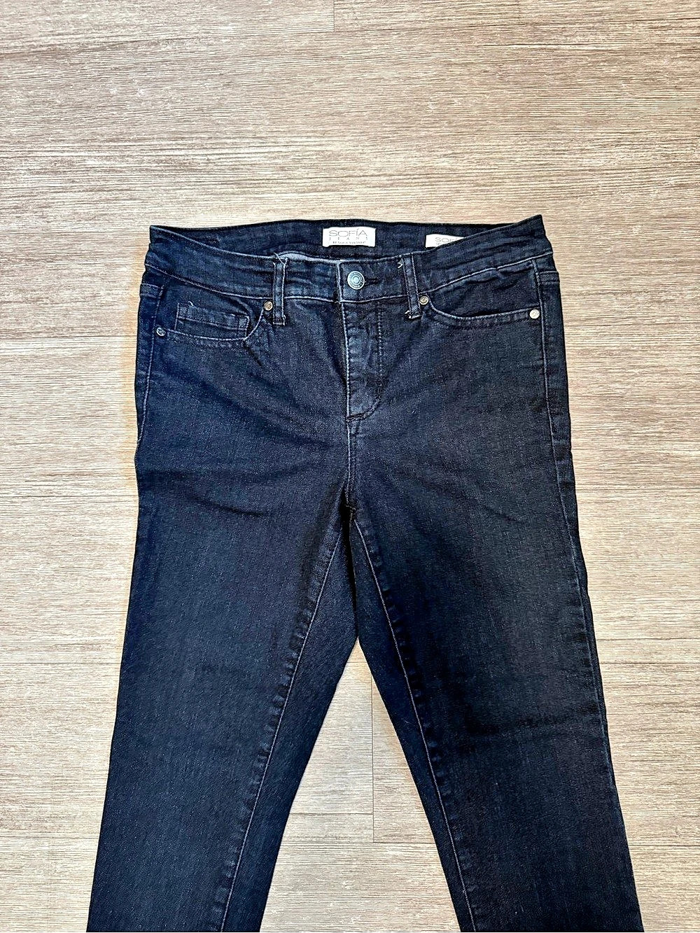 Sofia Jeans by Sofia Vergara Sofia Skinny Ankle Jeans Dark Wash Size 6 - Picture 2 of 12